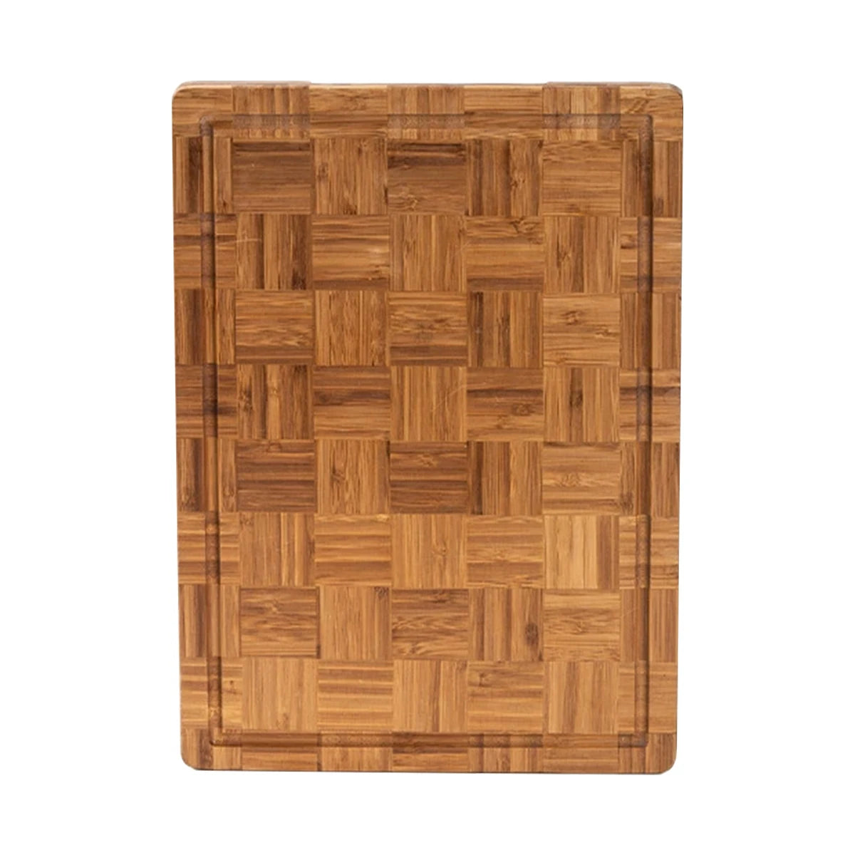 Premium Bamboo Cutting Board for Kitchen, Rectangle and Oval Design, Thick and Durable Chopping Surface for Vegetables, Meats Peaceful Pleasures Health and Wellness 35.5x25.5cm
