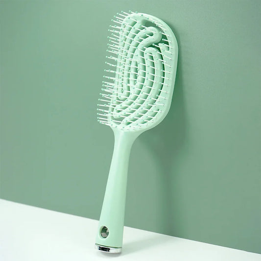 Hollow Out Anti-Static Detangling Hair Brush – Wet & Dry Detangling Hair Brush Peaceful Pleasures Health and Wellness