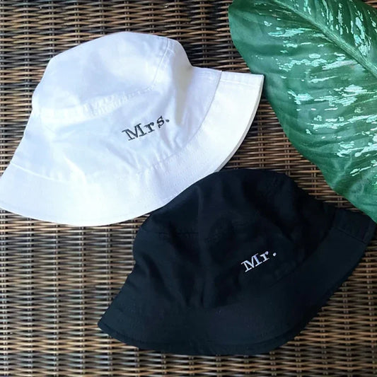 Mr & Mrs Hats – Couple Wedding Gift, Bride & Groom Set Couple Wedding Hats Peaceful Pleasures Health and Wellness