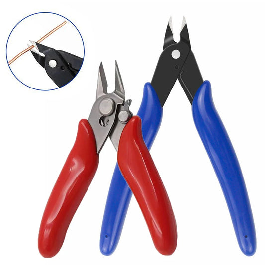 3.5/5 inch Wire Cable Cutter Multi-Functional Electrical Mini Cutting Plier Side Snips Flush Pliers Diagonal Cutting Pliers Tool Peaceful Pleasures Health and Wellness