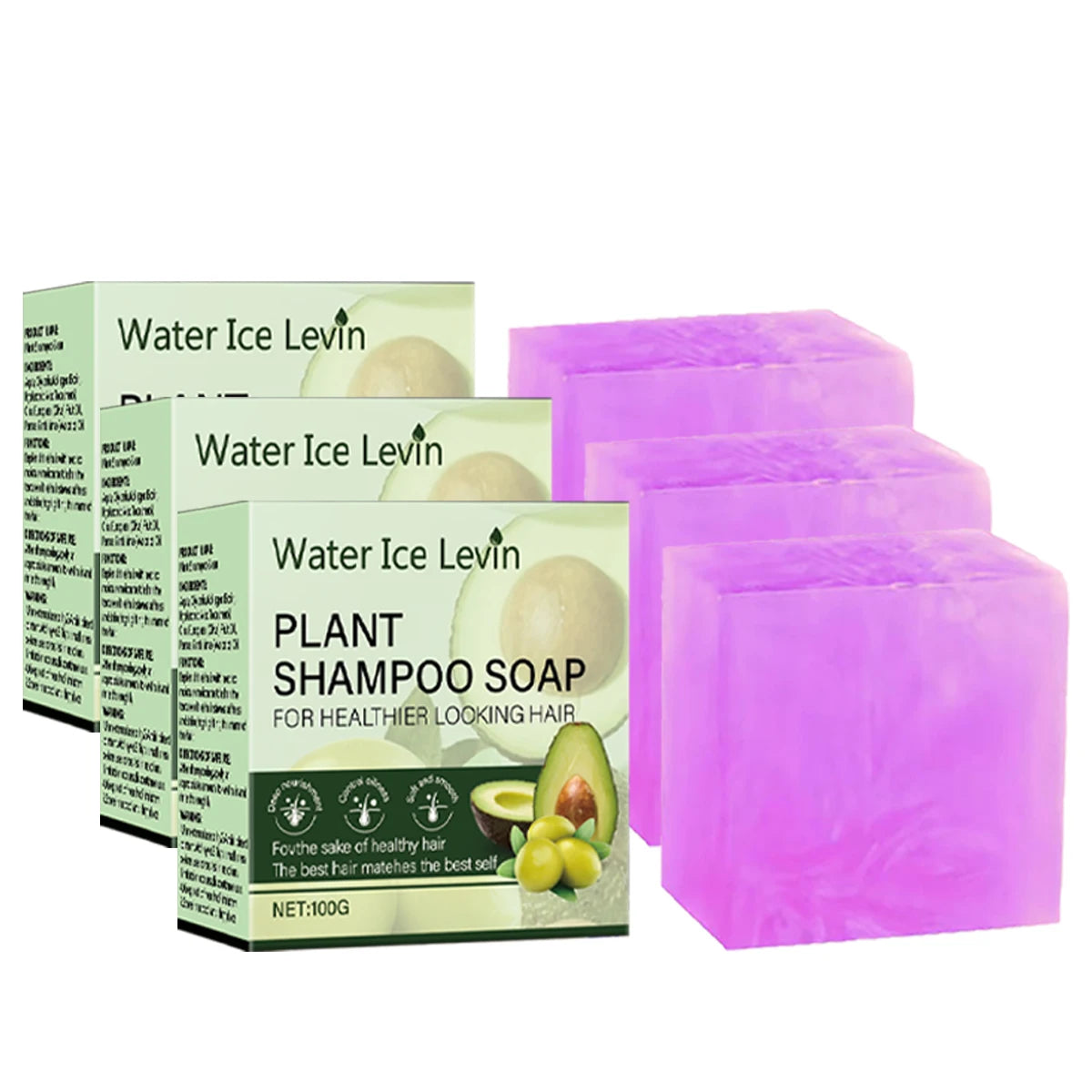 Plant Collagen Shampoo Soap Bar with Olive Fruit Oil