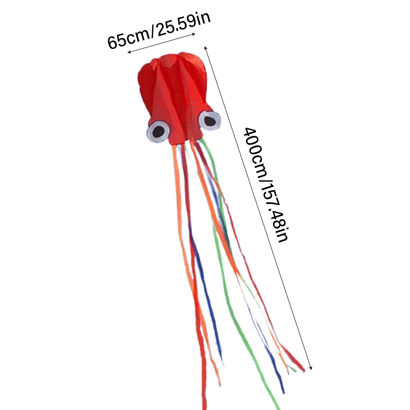 Kite Soft Octopus Flyer Kite Large Octopus Easy Flyer Kite with Handle & Line for Beach Park Garden Peaceful Pleasures Health and Wellness