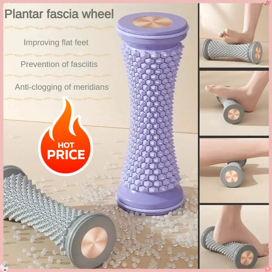 Foot Massager Massage Roller Yoga Massage Ball Plantar Fascia Roller Muscle Relaxation Care Plastic Manual Foot Massager Peaceful Pleasures Health and Wellness