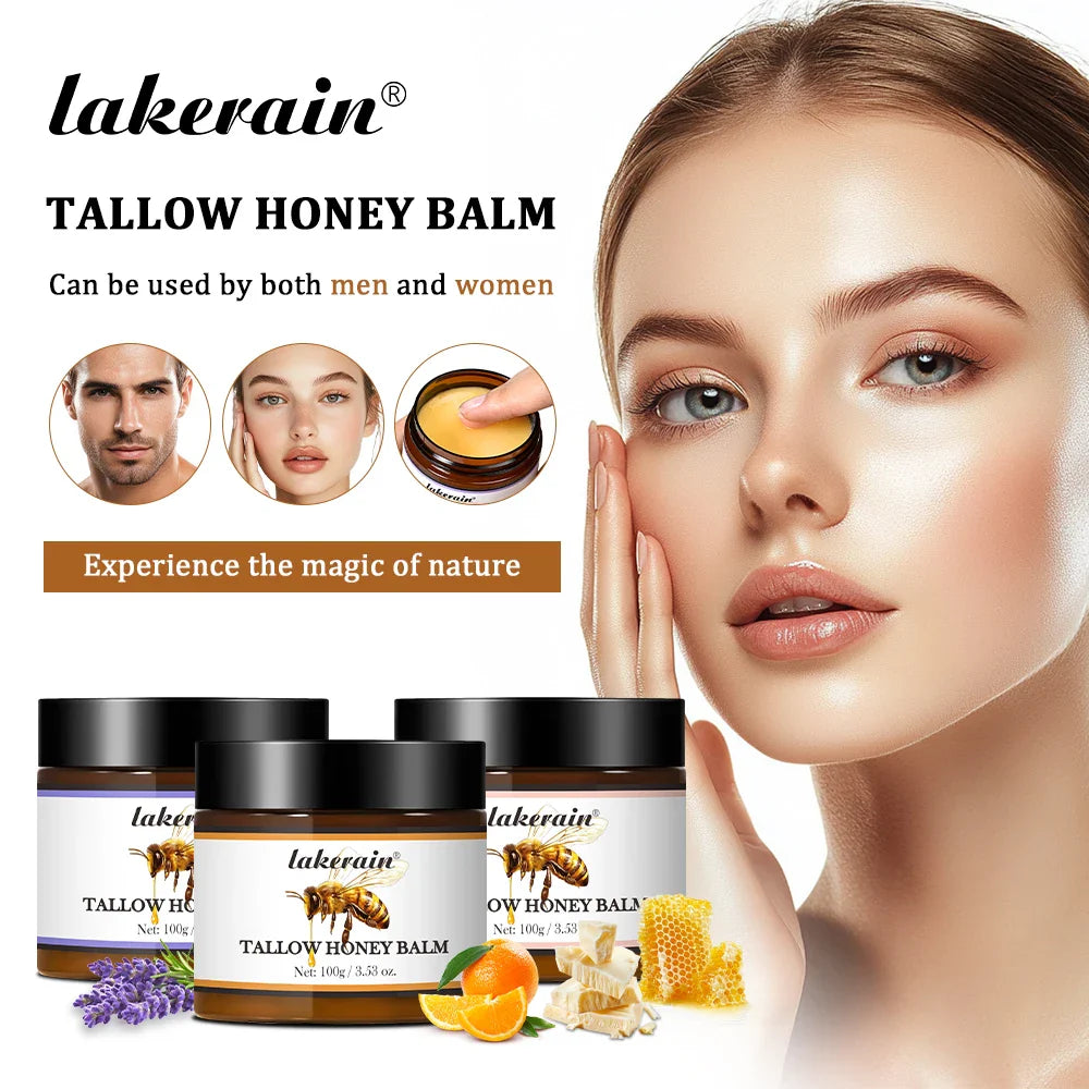 Tallow Honey Balm – Nourishing Face & Body Moisturizer 100g