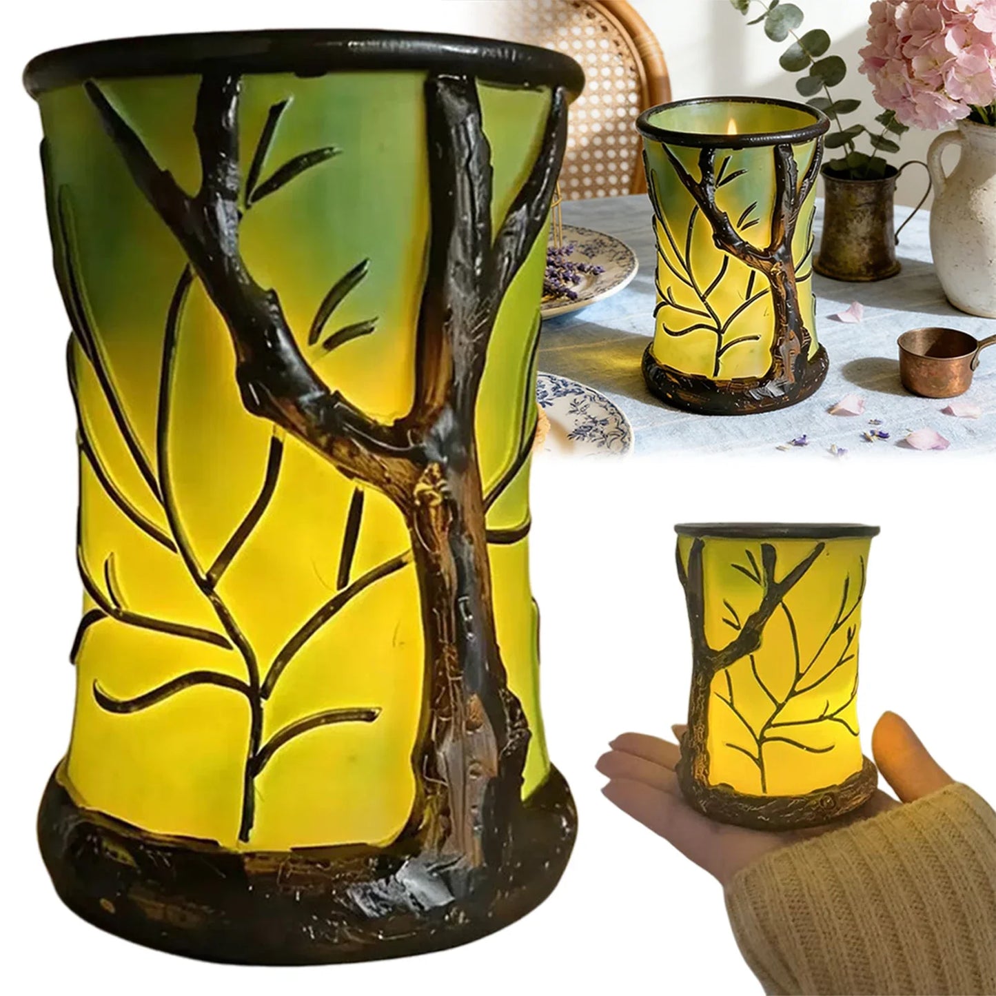 Leaf Shaped Forest Desk Lamp | Nature-Inspired Ambient Light