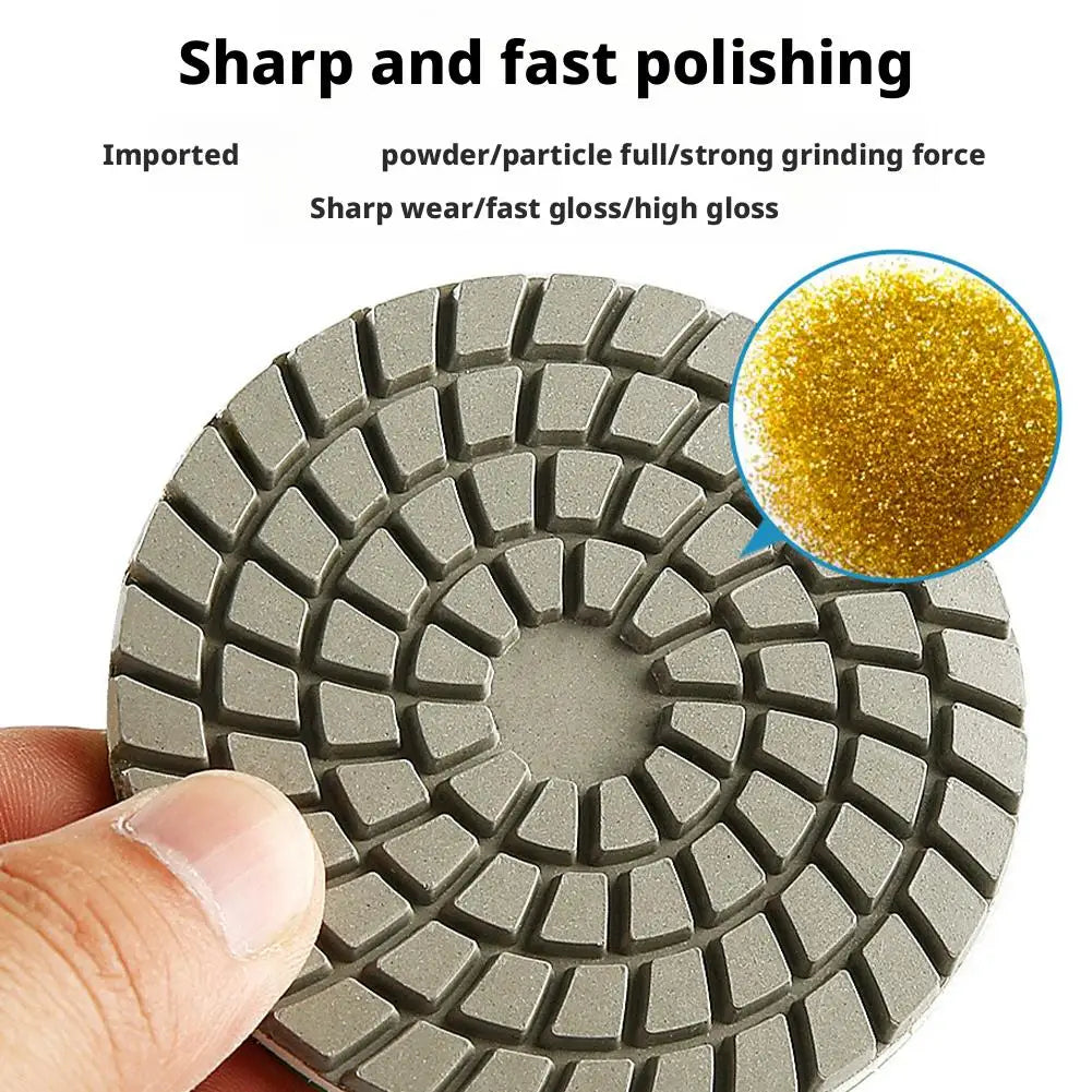 80mm Dry Polishing Disc for Angle Grinder – Tile & Marble