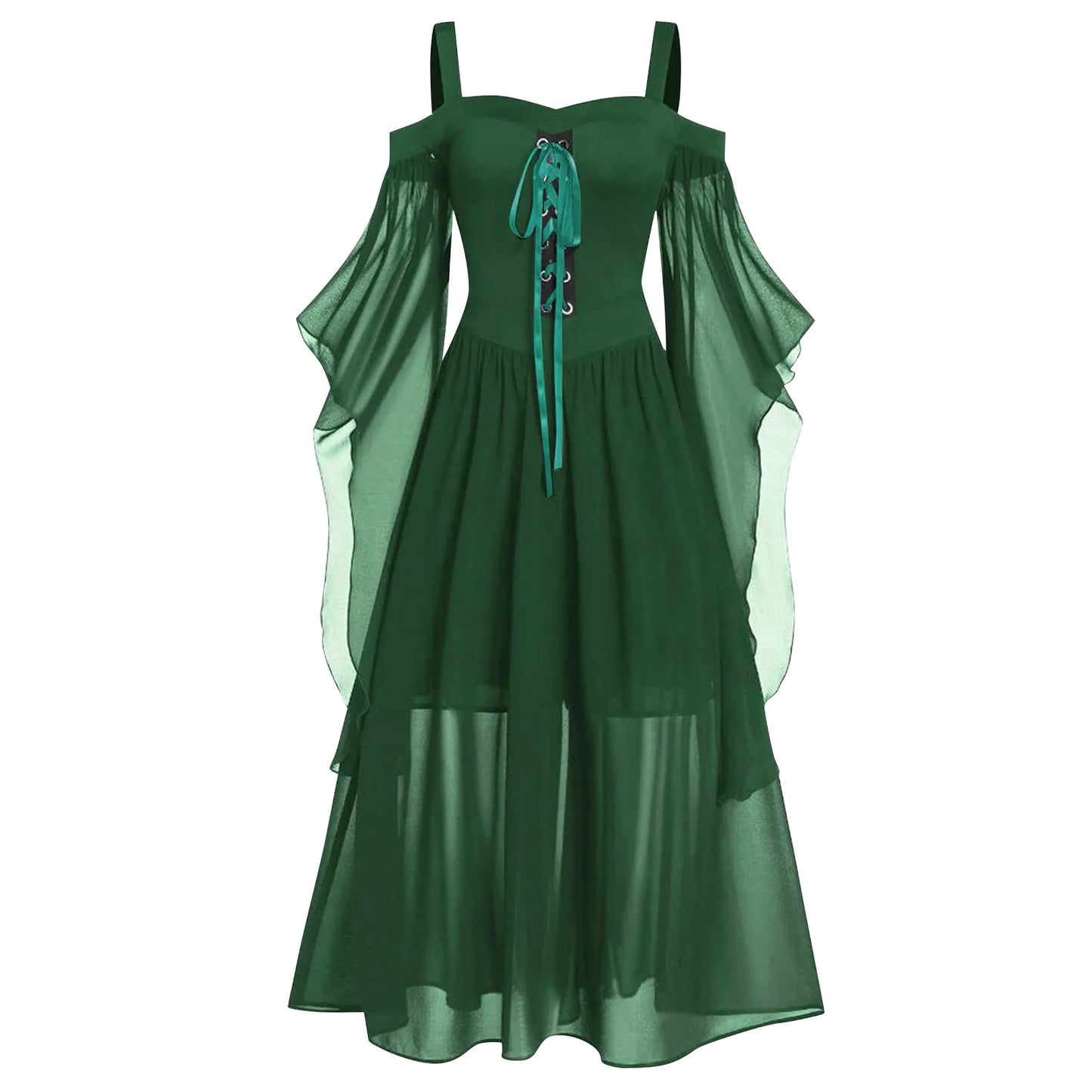 Women's Medieval Witch Gothic Dress | Plus Size Halloween Costume