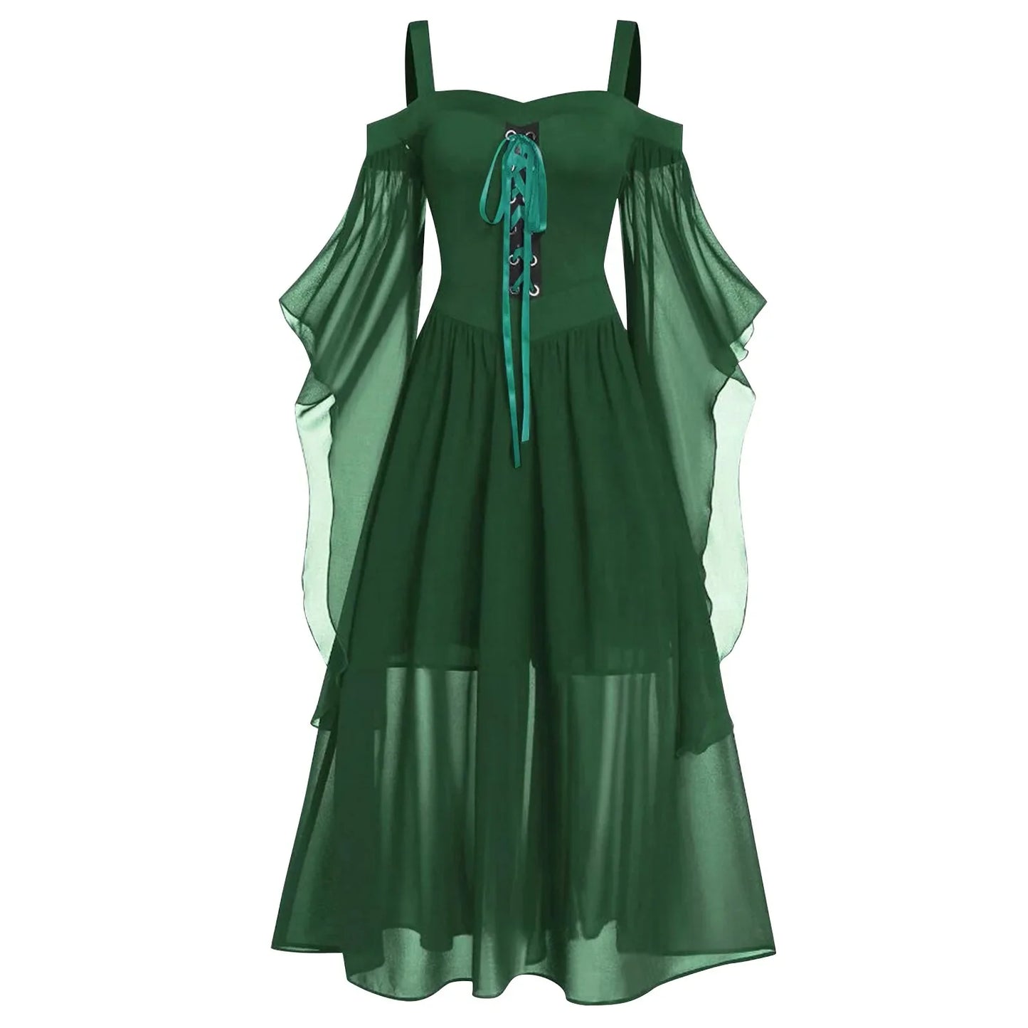 Women's Medieval Witch Gothic Dress | Plus Size Halloween Costume