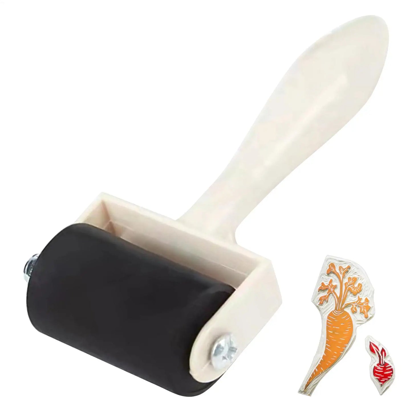 Professional Rubber Roller – Ink Stamping & Printmaking Tool