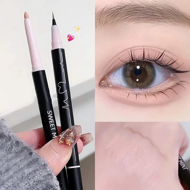 Double-Ended Silkworm Highlighter & Contour Eye Makeup Pen