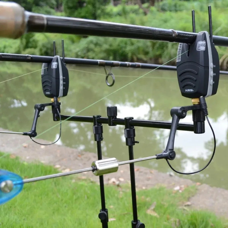 Hirisi Waterproof Carp Fishing Bite Alarm – LED & Sound Alert