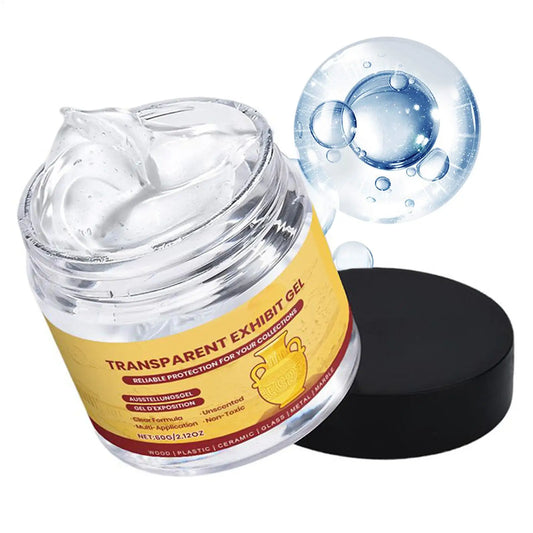 60g Museum Gel Clear Removable Glue Adhesive Museum Wax for Antiques Glass Ceramics Figures Decorations Conservation Art Gallery Peaceful Pleasures Health and Wellness Default Title