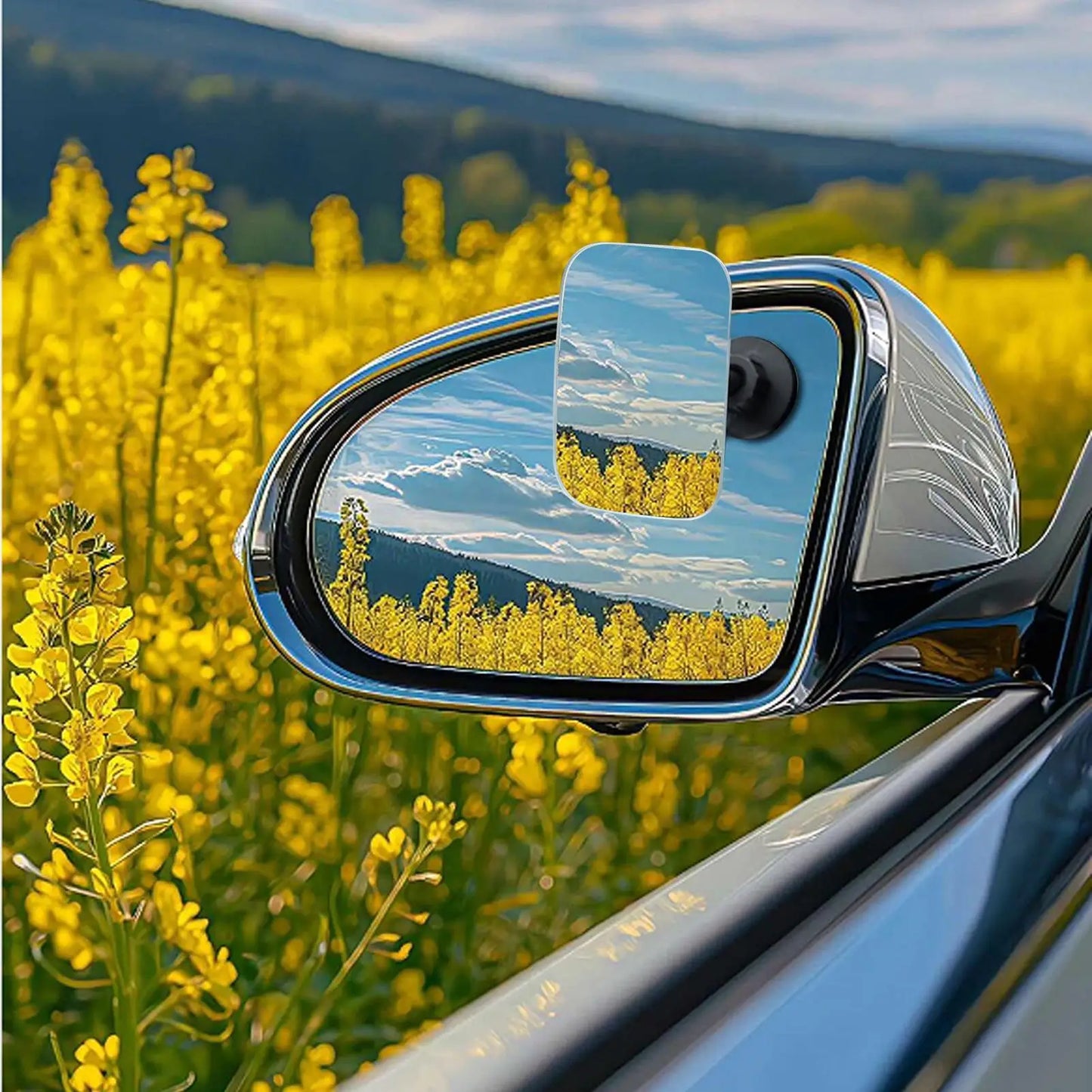 Hydrophobic Adjustable Blind Spot Mirror Wide Angle Safety Car Side Mirror for Truck SUV Auto, Parking Assistance Driving Safety Peaceful Pleasures Health and Wellness