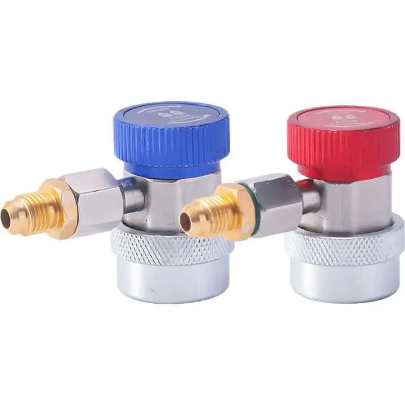R134A Quick-connect Air Conditioning Refrigerant Charging Adapter, Compatible For Various Auto Air Conditioning Systems Peaceful Pleasures Health and Wellness 1pair