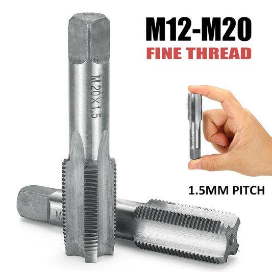 HSS Metric Hand Tap Set M12–M20 x 1.5mm | 2-Piece Right Hand Metric Hand Tap Set Oasis Select