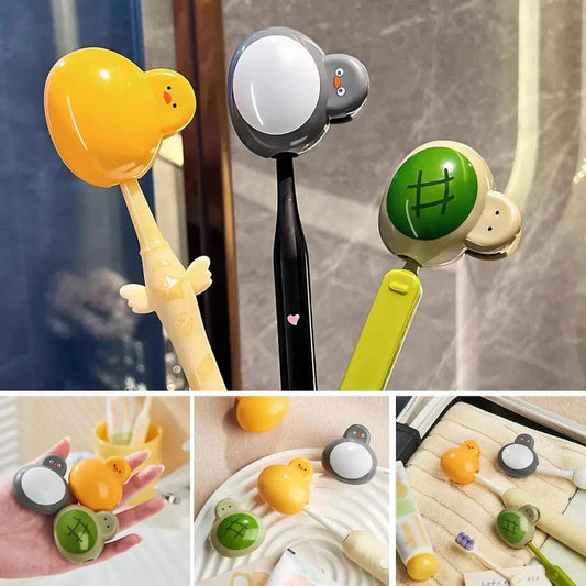 Cute Animal Toothbrush Head Covers – Travel Protector Cap Toothbrush Protector Cap Oasis Select