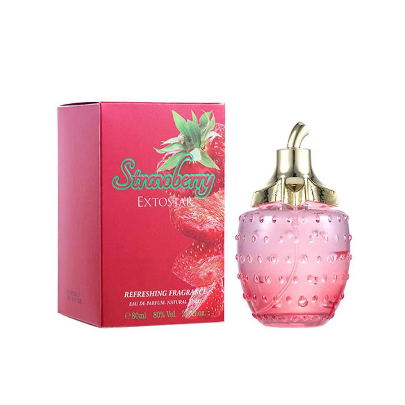 Strawberry Perfume Natural Fresh High-end Perfume Floral And Fruity Notes Daily Use Elegant Women' Romantic Date Eau De Toilette Peaceful Pleasures Health and Wellness