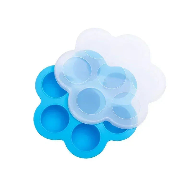 Silica Gel Silicone Molds Pastry Mold Food Baking Supplies Cake Stand Snack Kitchen Utensils Freezer Storage Box Reusable Bar Peaceful Pleasures Health and Wellness Blue