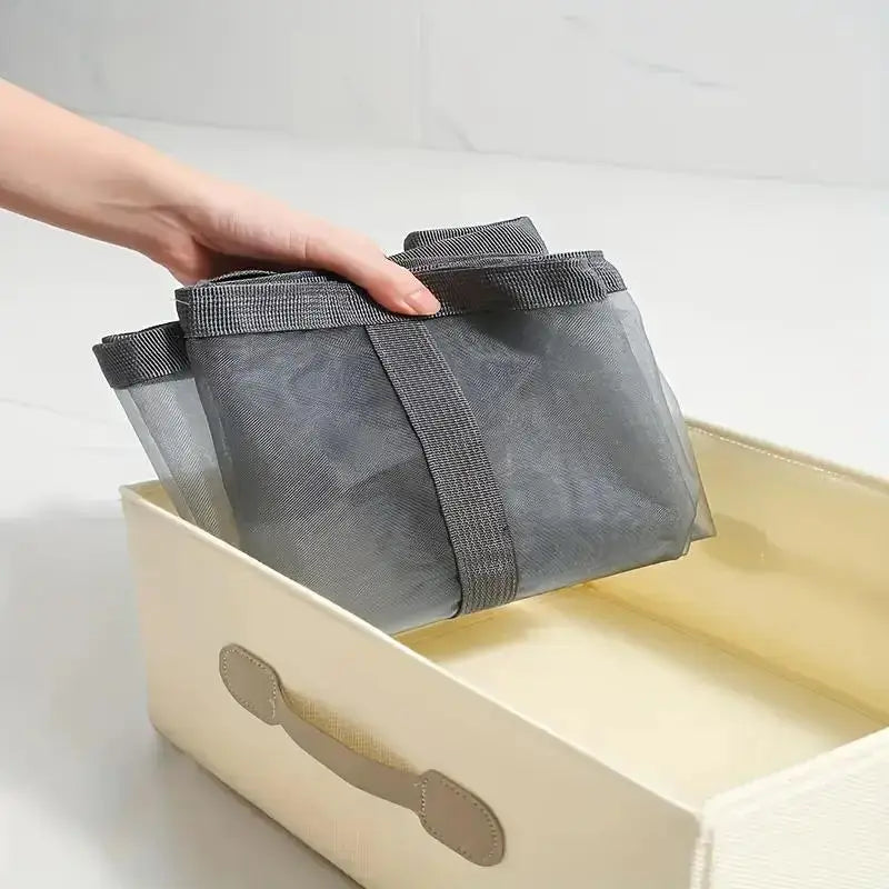 Foldable Dirty Laundry Basket Mesh Breathable Laundry Basket Clothes Toy Storage Baskets Large Capacity Home Storage Supplies Peaceful Pleasures Health and Wellness
