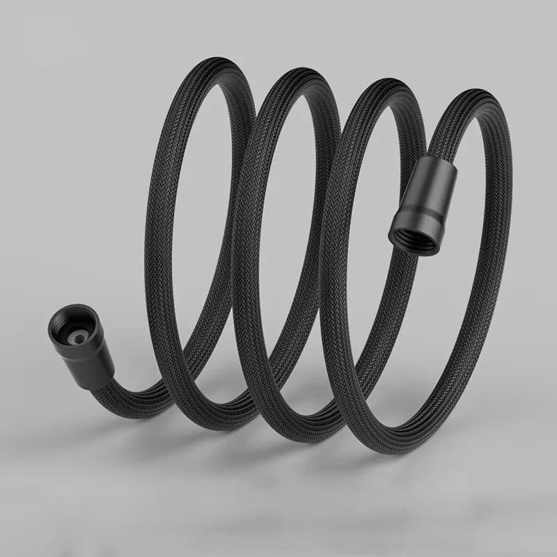 Braided Nylon Shower Hose – Universal 4-Point Hot & Cold Pipe