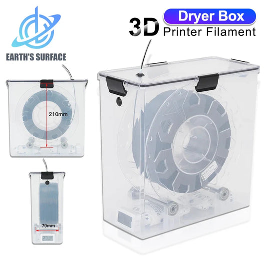 3D Filament Dryer Box – Airtight & Real-Time Monitor | EARTH'S SURFACE Filament Dryer Box Oasis Select Dryer Box