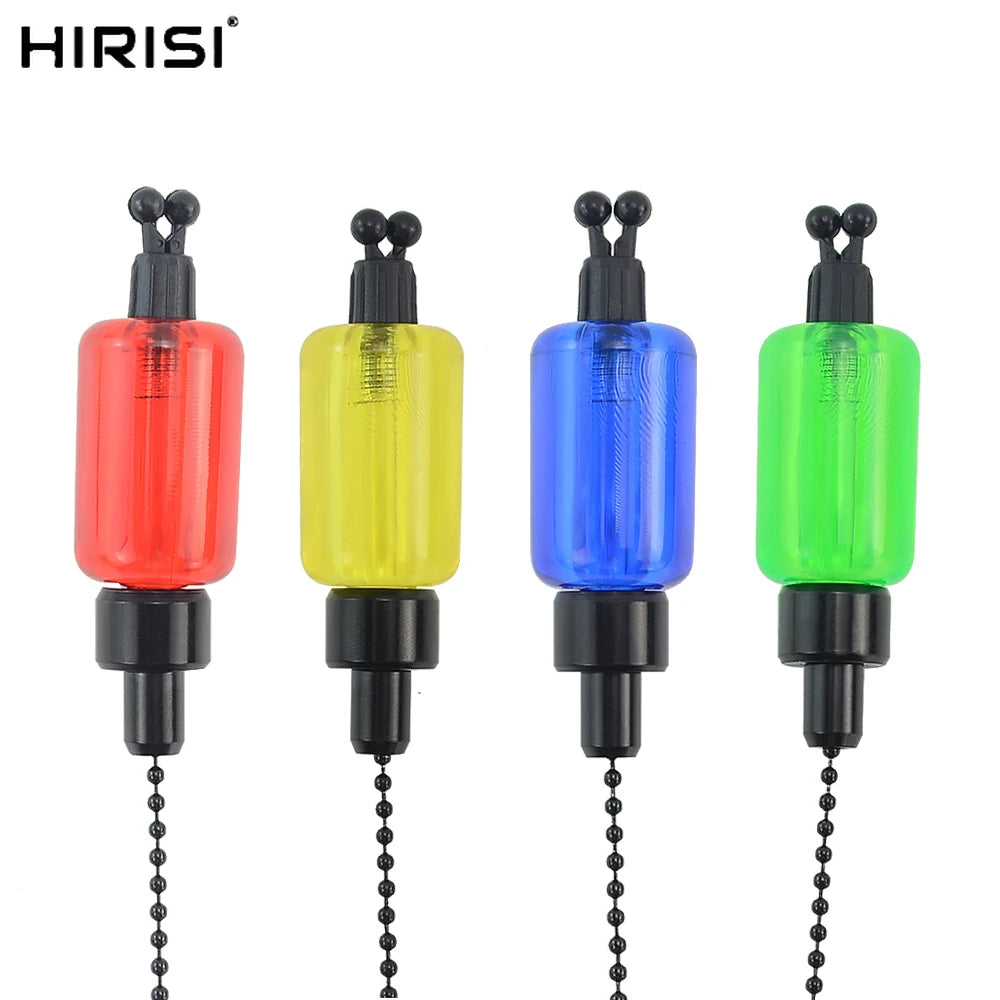Durable Plastic Fishing Swinger Indicators, 4 Color Removable Tubes & Fluorescent Design, Essential Carp Fishing Accessories Peaceful Pleasures Health and Wellness