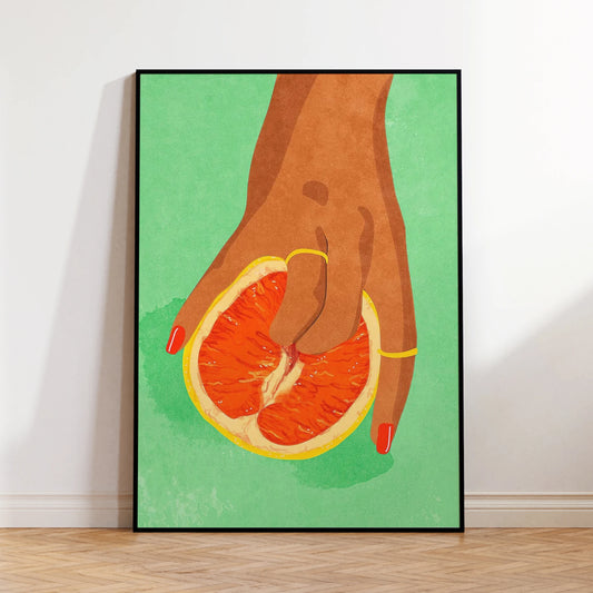 Modern,Minimalist Green Fruitlover Wall Art Print Canvas Painting Poster Picture For Living Room,Bedroom Home Decor Peaceful Pleasures Health and Wellness G4344 30x40cm Unframed