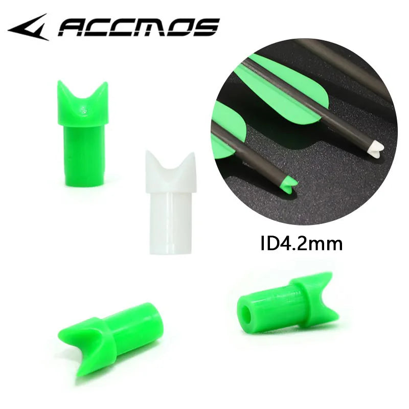 Crossbow Archery Half-moon Bolts Arrow Nocks Internal ID Carbon Shaft
