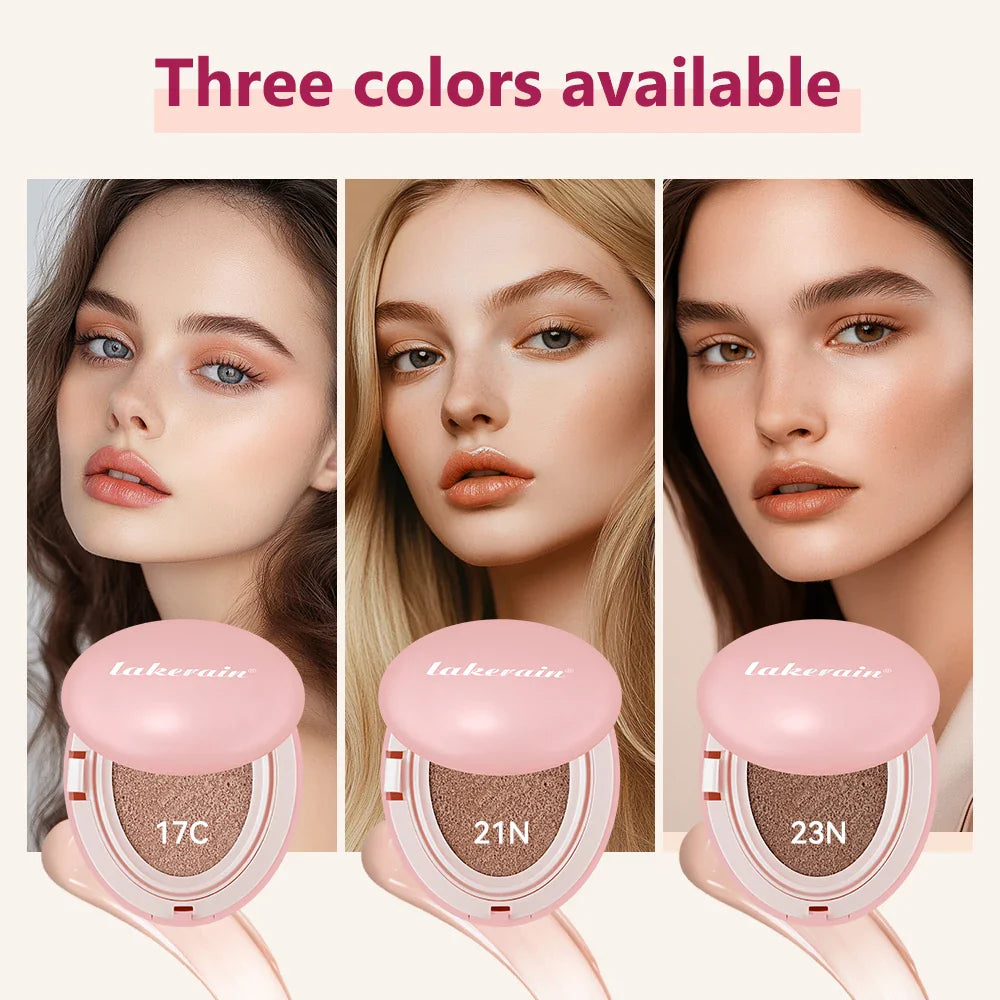 Semi-Matte CC Cream Cushion Foundation – High Coverage, All Day