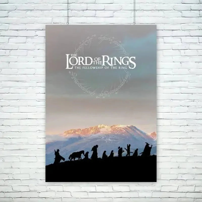 T-The L-Lords of The R-Rings Posters and Prints Modern Living Room Wall Art Canvas Painting Autumn Decorative SmallWall Painting Peaceful Pleasures Health and Wellness 40X60CM A9