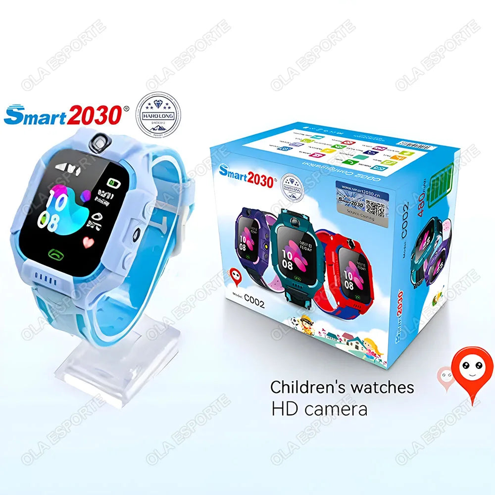 Kids GPS Smartwatch 2G SIM SOS Tracker | IP67 Waterproof