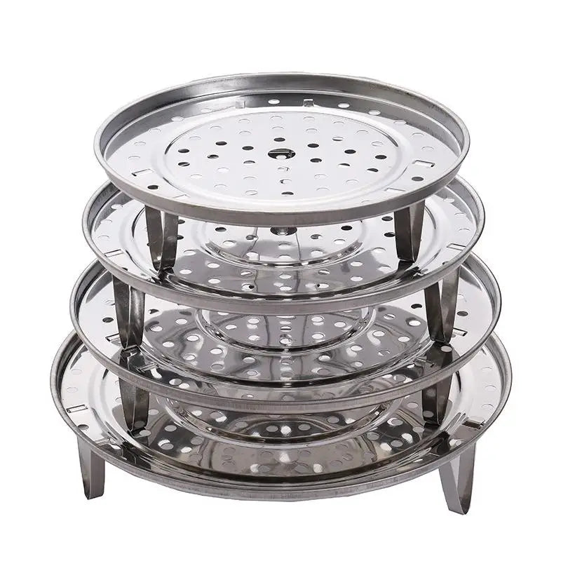 Stainless Steel Steamer Rack with Detachable Legs | Multi-Size