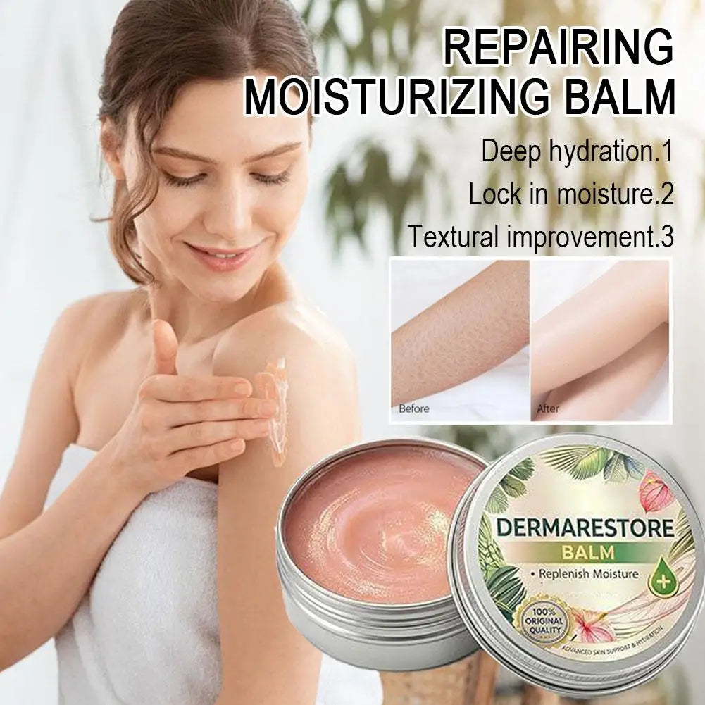 Restore Body Balm Nourishing Moisturizing Skin Care Body Butter Refreshing Non-Greasy Body Cream for Legs, Arms, Back Peaceful Pleasures Health and Wellness