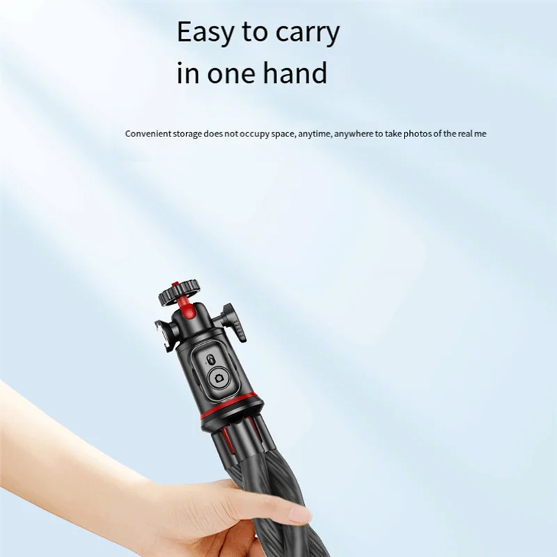 -MEOF Selfie Stick Phone Tripod Stand, Extendable Flexible Octopus Tripod For Smartphone And Camera With Wireless Remote Durable Peaceful Pleasures Health and Wellness