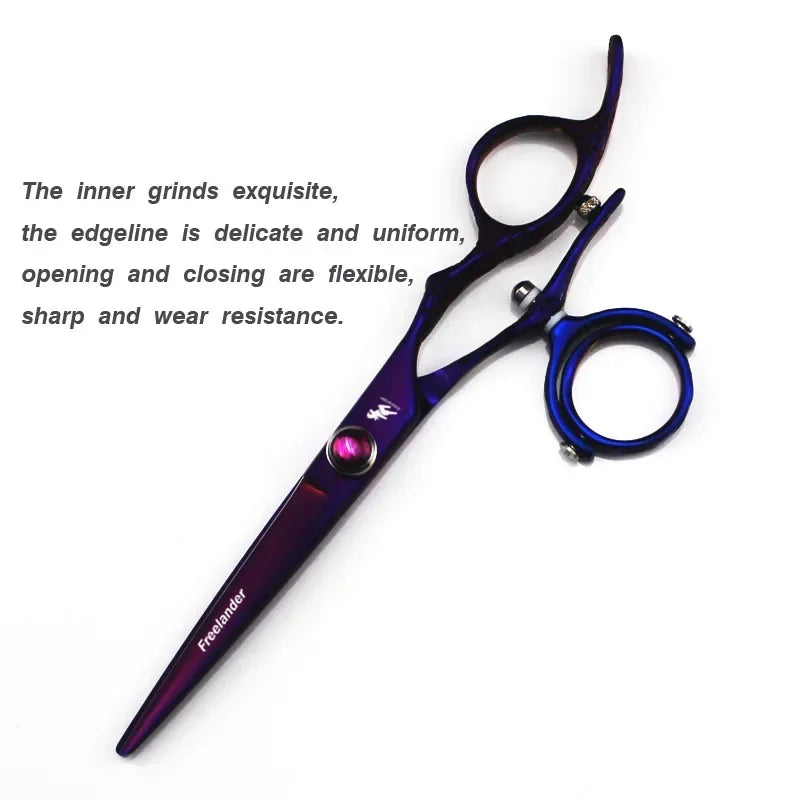 720 degree rotating thumb shears, swivel thumb hair cutting shears, flying shears, 6.0" hairdressing scissors Peaceful Pleasures Health and Wellness cutting