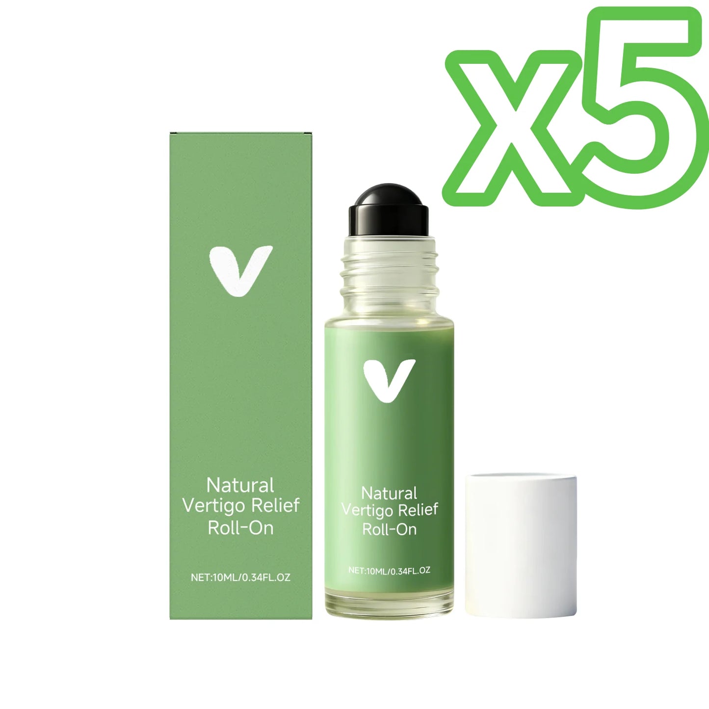 Menthol Soothing Oil Relieve Vertigo Dizziness Refresh Calm Mood Soothe Nausea Fast Absorb Fit Travel Vertigo Relief Oil Roll On Peaceful Pleasures Health and Wellness 10ml Boxed X 5PCS