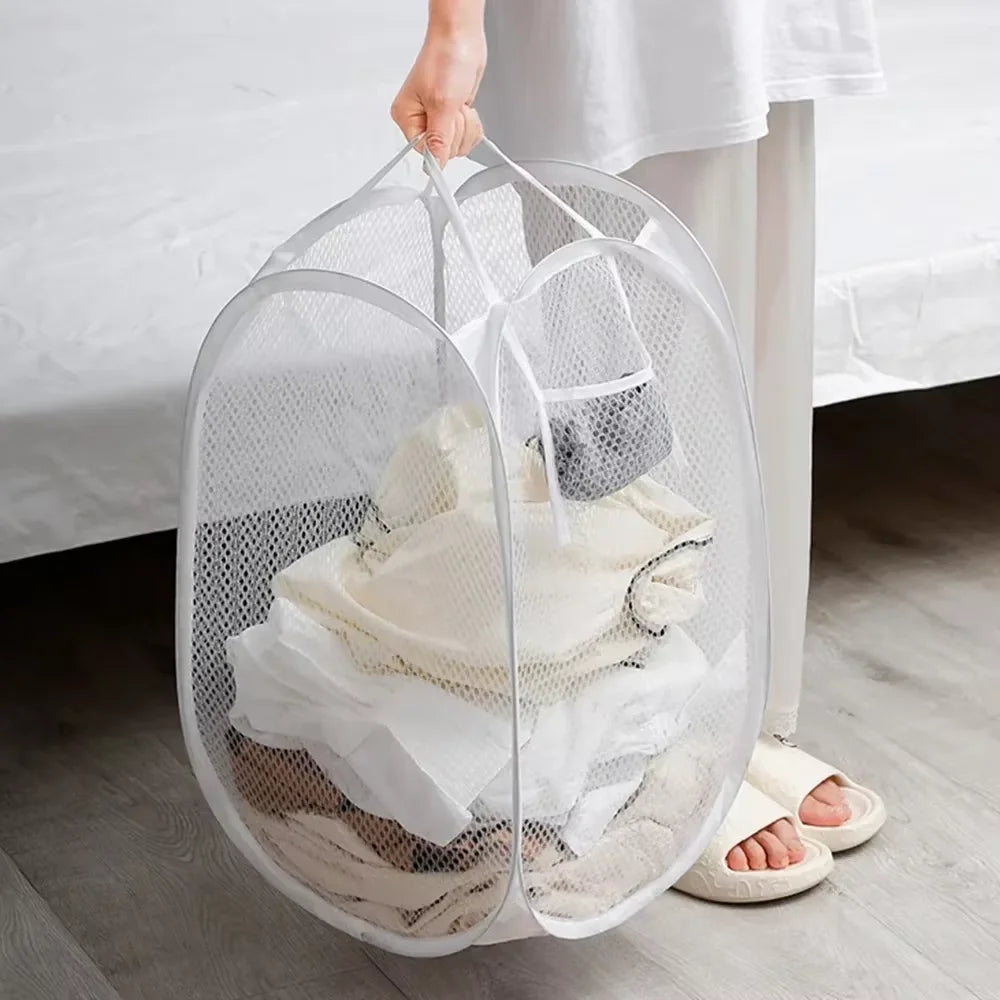 Foldable Laundry Basket – Large, Ventilated & Portable