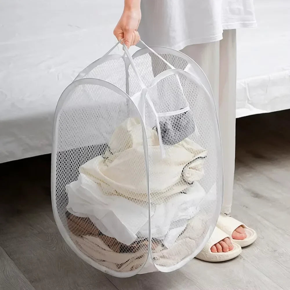 Foldable Laundry Basket – Ventilated, Large Capacity & Portable
