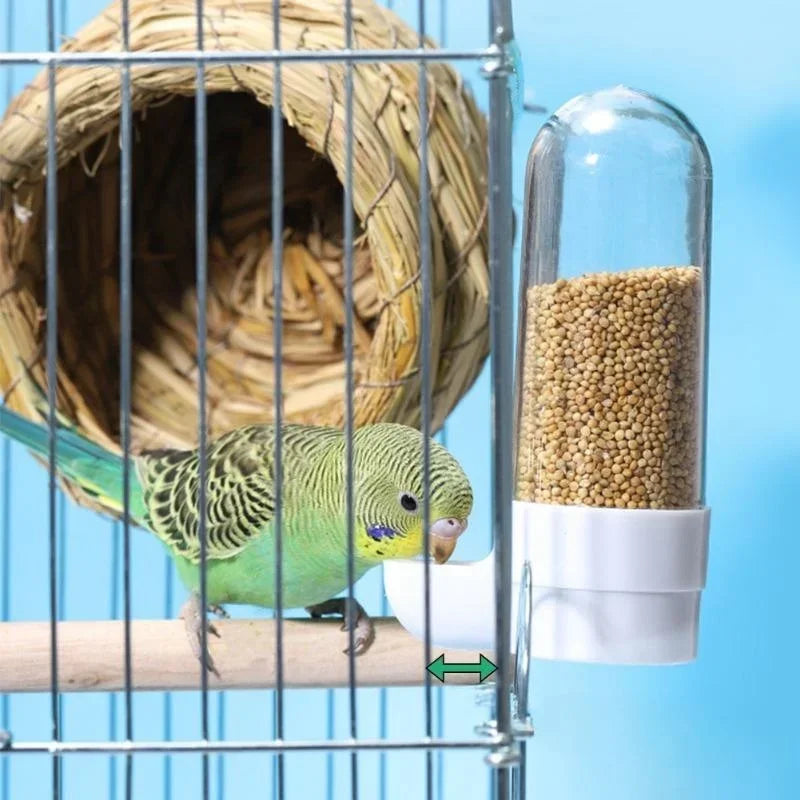 Hanging Bird Water Dispenser & Feeder | Cage Accessory