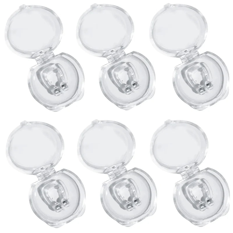 Magnetic Anti-Snoring Nose Clip | Silicone Sleep Aid with Case