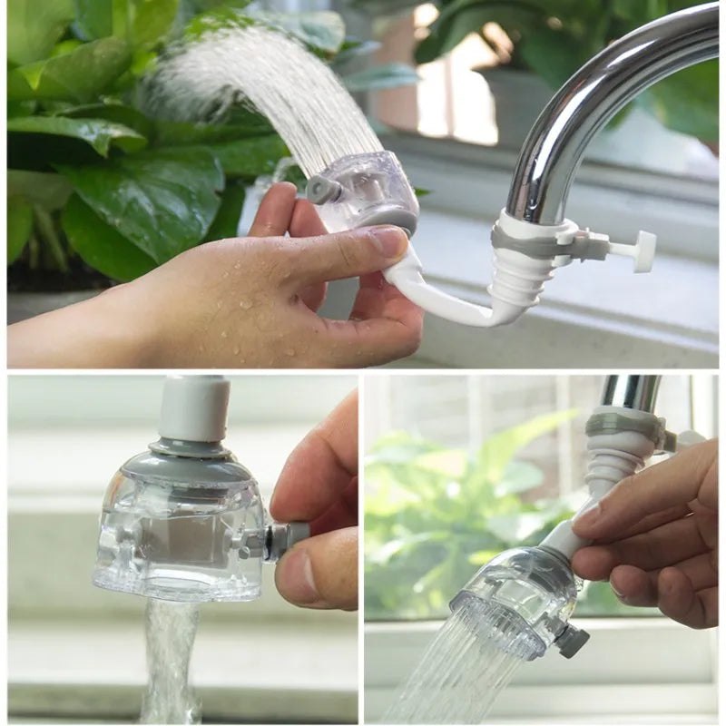 360° Faucet Extender – Dual Mode Water-Saving Sprayer