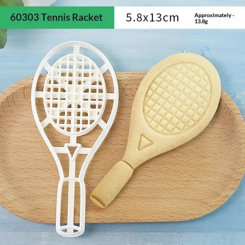 Sports Cookie Cutter Set – Football, Rugby & Basketball Shapes