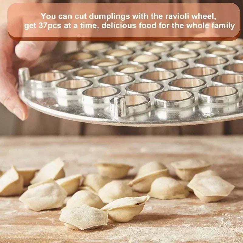 DIY Ravioli Mold Dumpling Mould Dumpling Maker Ravioli Maker Mould Alloy Aluminum Ravioli Stamp Cutter Mold Kitchen Accessories Peaceful Pleasures Health and Wellness