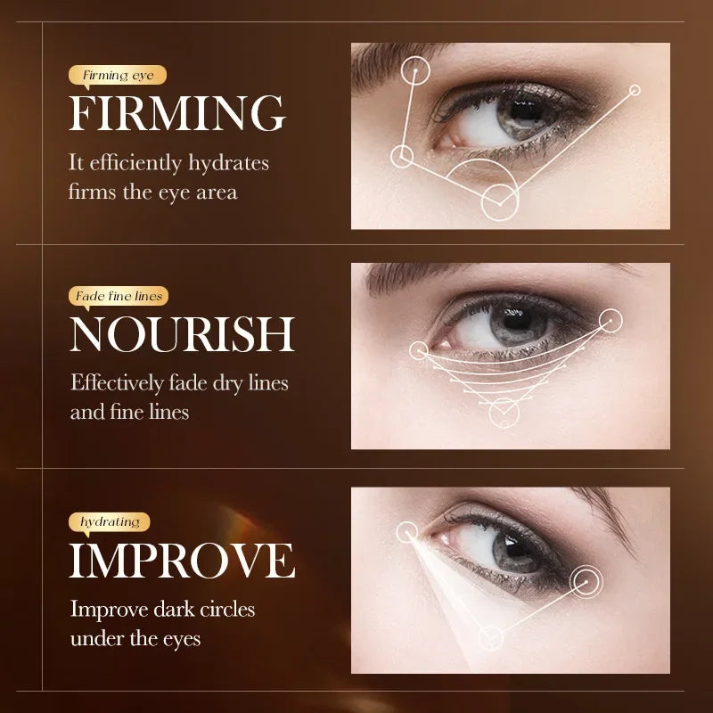 SADOER Caffeine Crystal Collagen Eye Mask Anti Dark Circles Ant -Aging Anti Wrinkles Moisturizing Eye Patche Skin Care 1/2/4pcs Peaceful Pleasures Health and Wellness