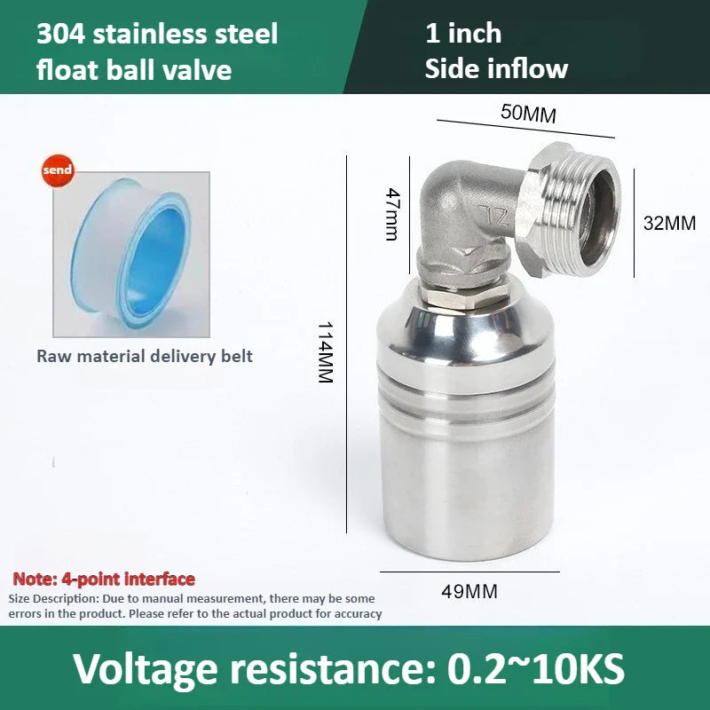 304 Stainless Steel Float Ball Valve – Auto Water Level Control