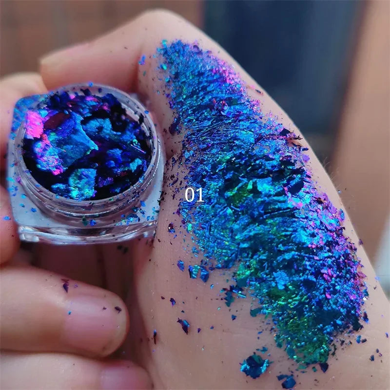 Holographic Duochrome Eyeshadow | MultiChrome Shifting Pigment