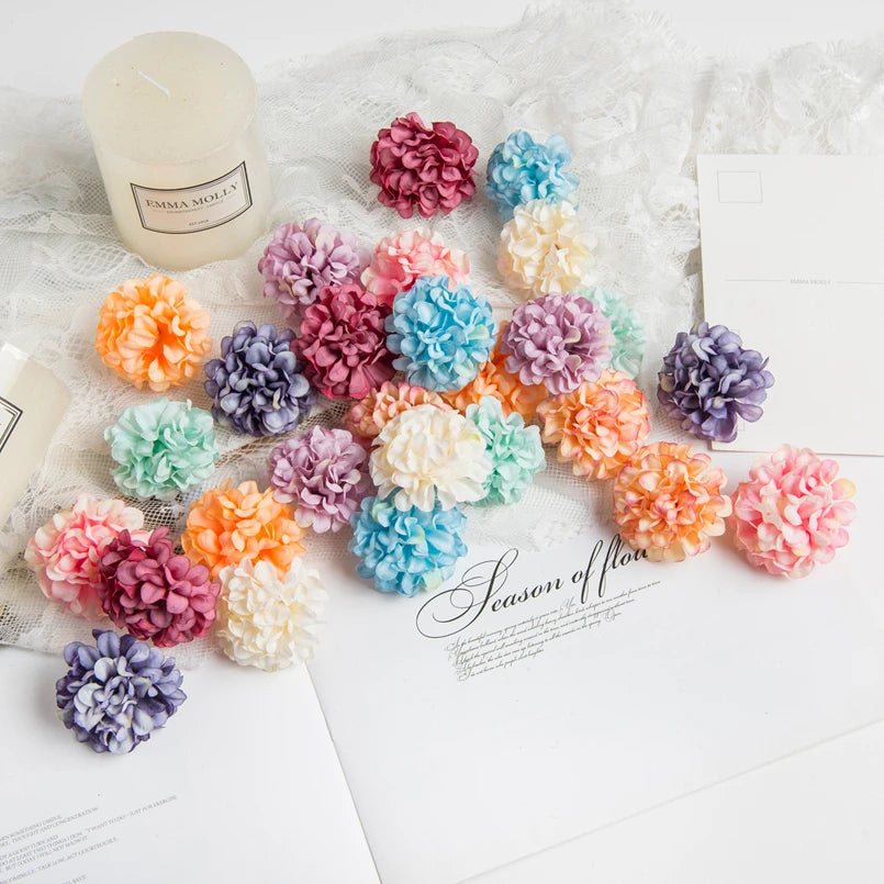 Silk Carnation Artificial Flower Heads | Wedding & Home Decor