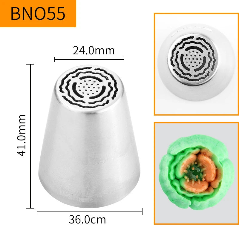 Russian Piping Nozzle Tips – Cake & Cupcake Decorating Set Cake Decorating Tips Peaceful Pleasures Health and Wellness style 11