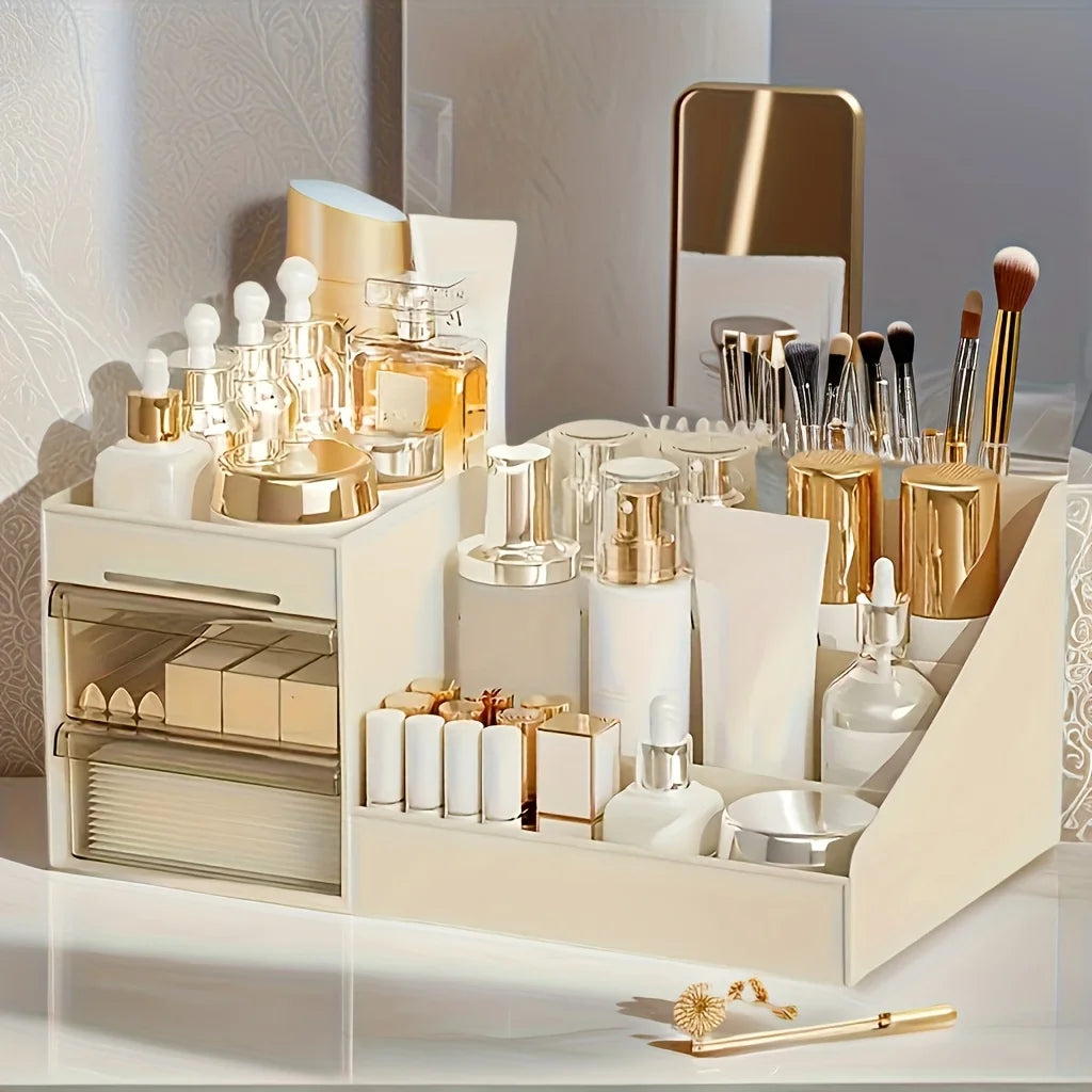 Makeup Organizer with Drawers | Vanity Cosmetic Storage