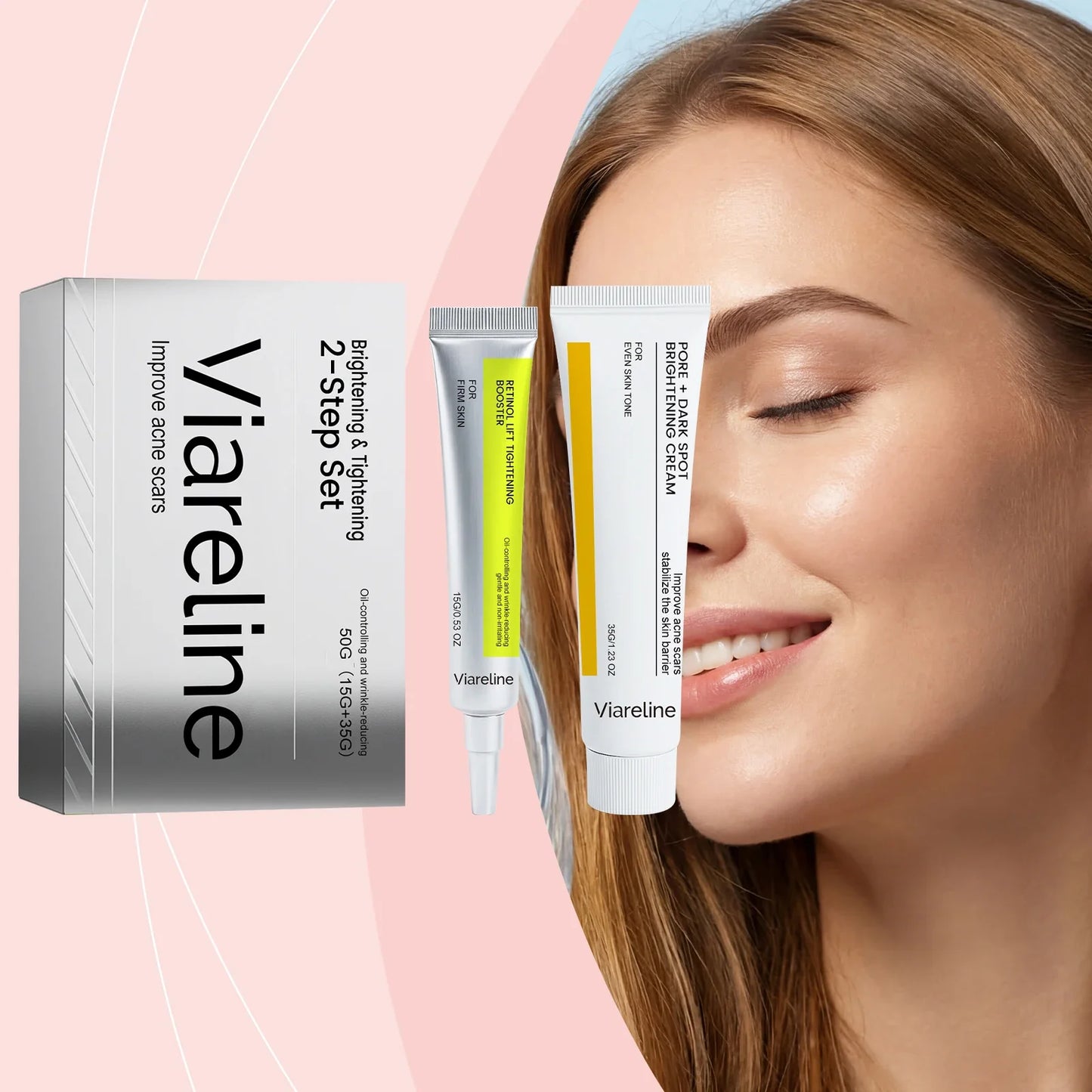 Viareline Retinol Firming & Brightening Cream – Dark Spot & Anti-Acne
